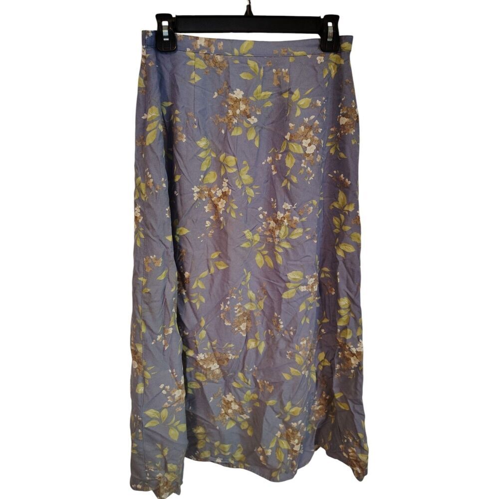 Vintage Victoria‎ Holley Pale light blue floral maxi skirt